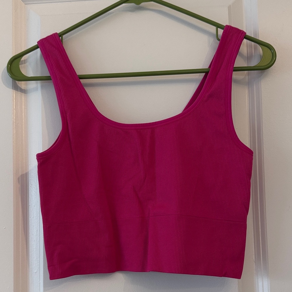Athleta Pink Crop Top